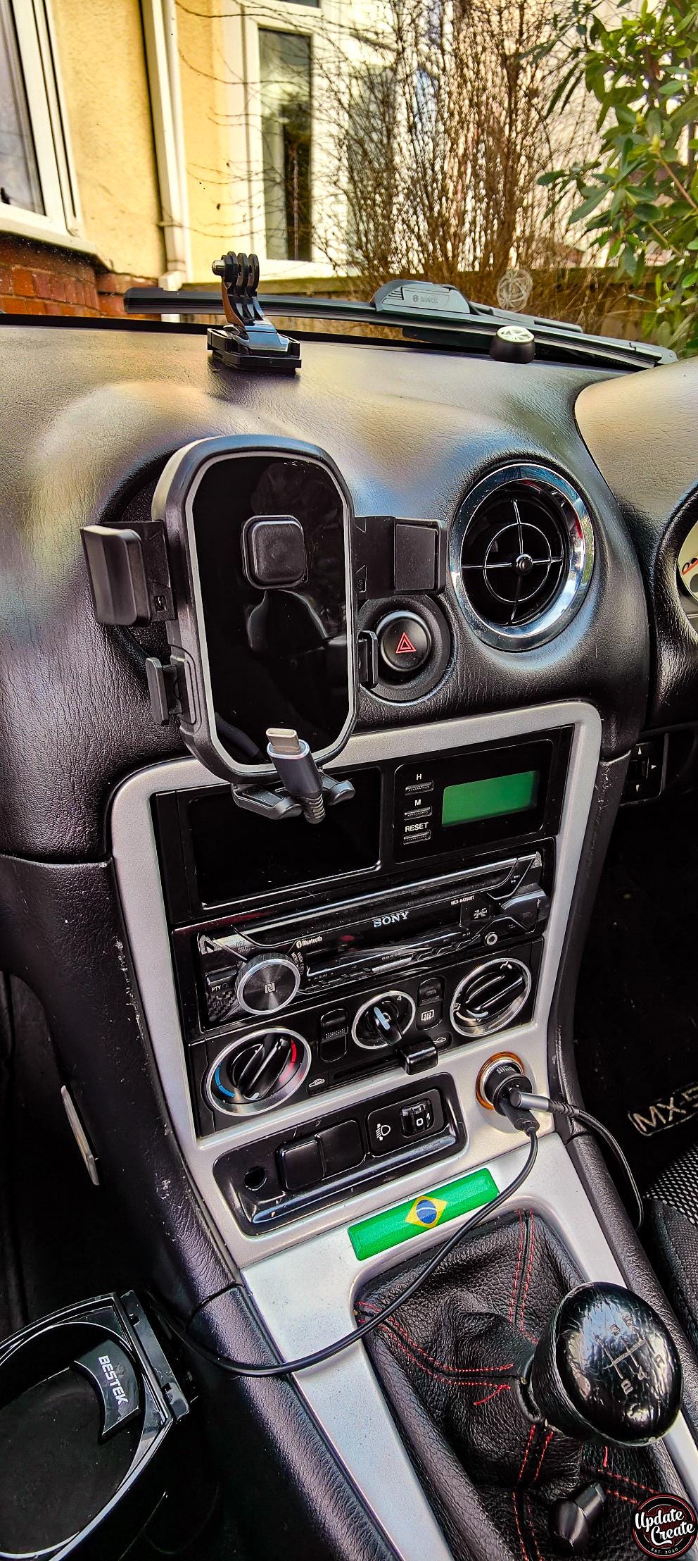 Phone Holder Mazda Mx5 Miata Eunos Roadster Magnetic Na Nb Miata Accessories Mods