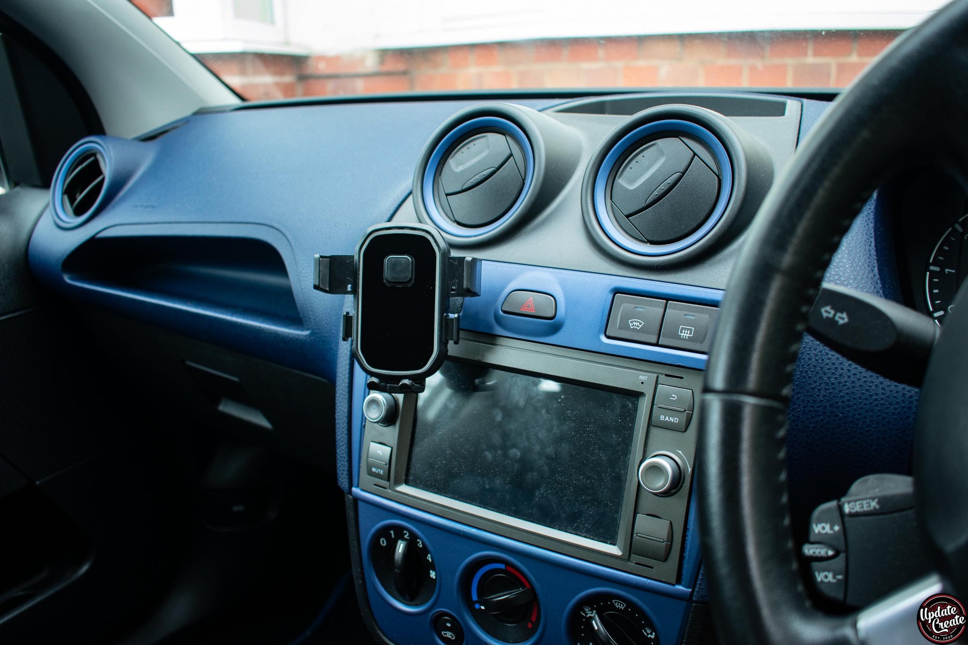 Phone Holder Magnetic Ford Fiesta MK5 MK6 2002 - 2008 Interior Accessories Mods