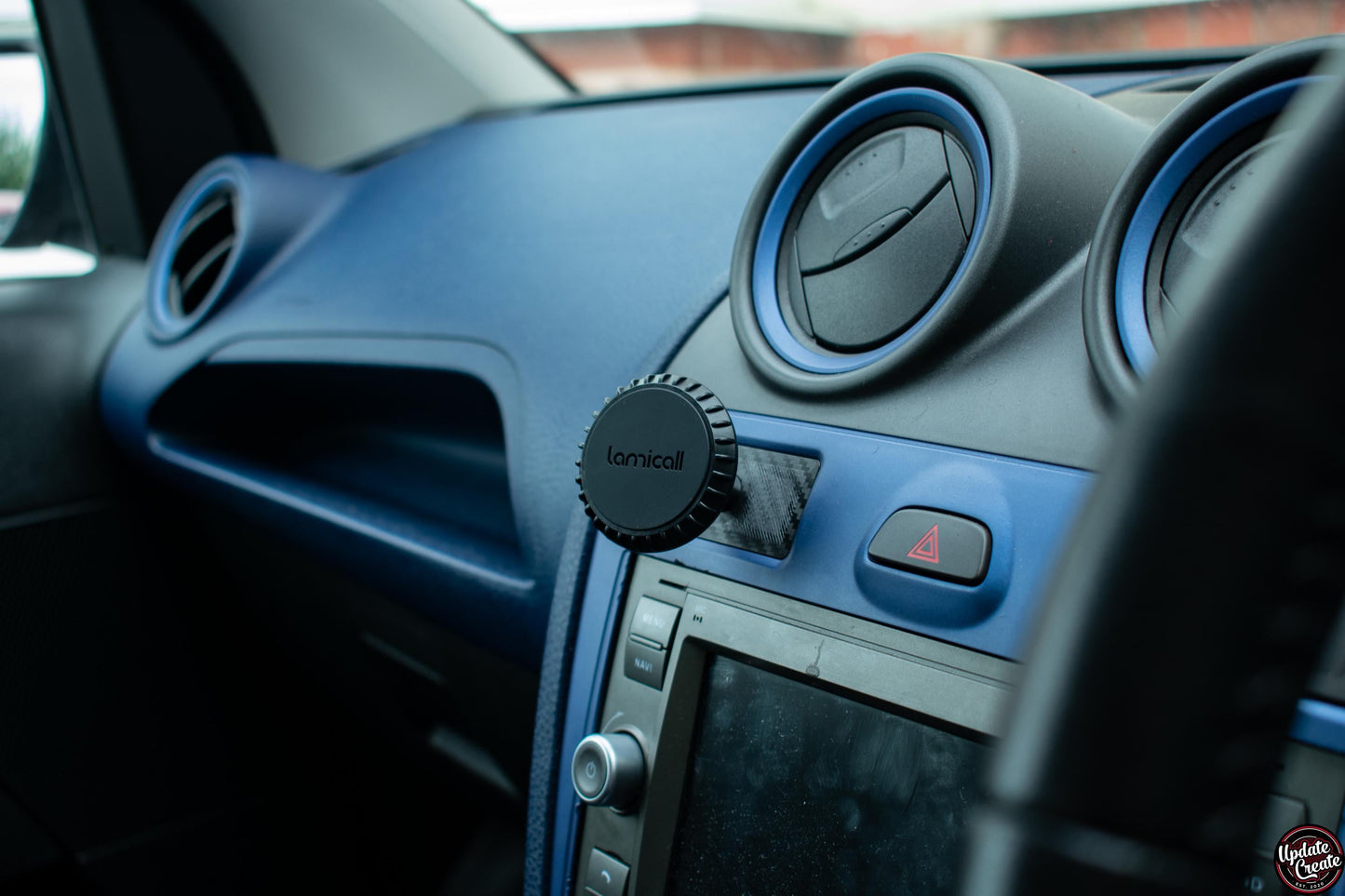 Phone Holder Magnetic Ford Fiesta MK5 MK6 2002 - 2008 Interior Accessories Mods