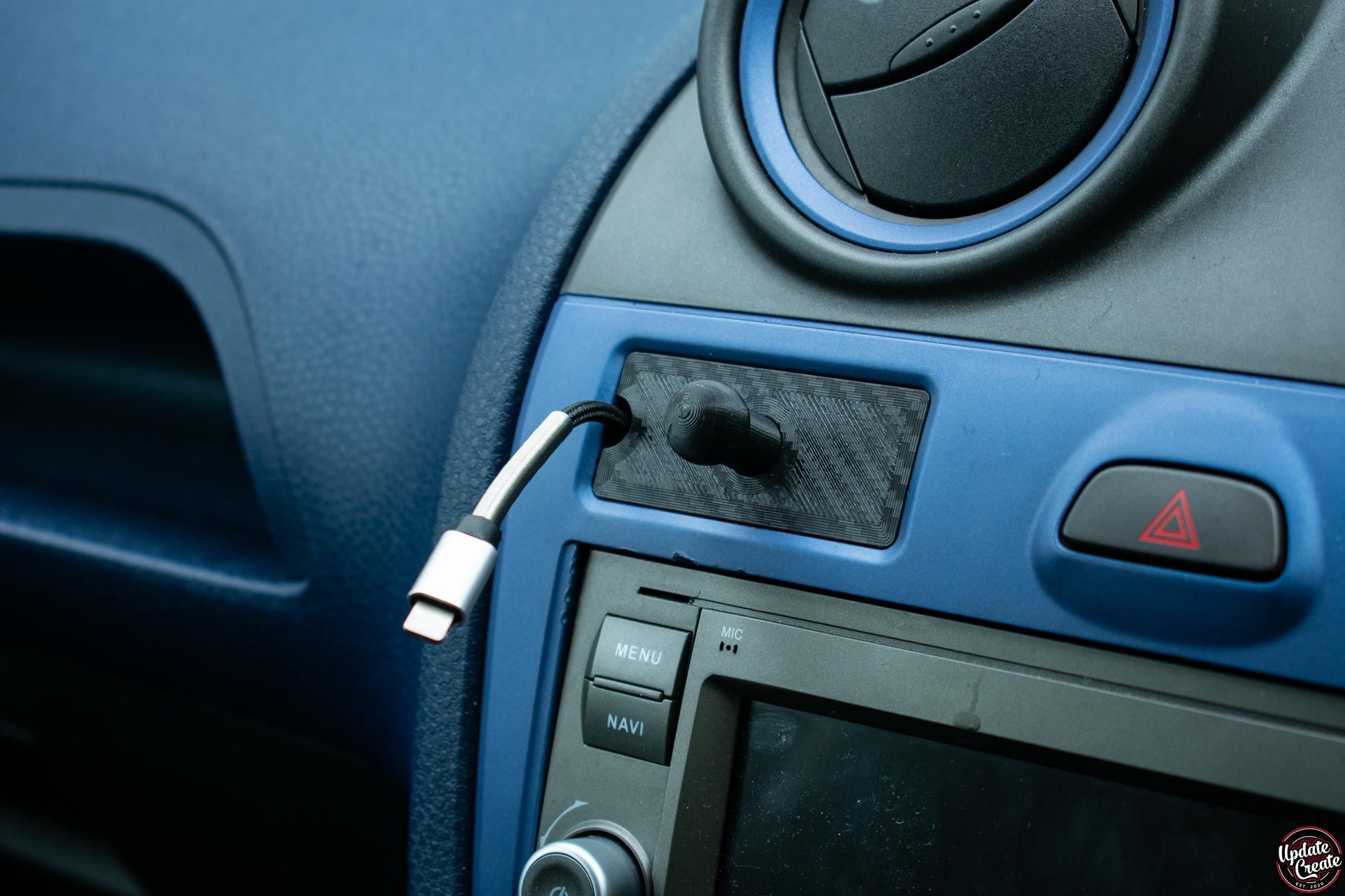 Phone Holder Magnetic Ford Fiesta MK5 MK6 2002 - 2008 Interior Accessories Mods