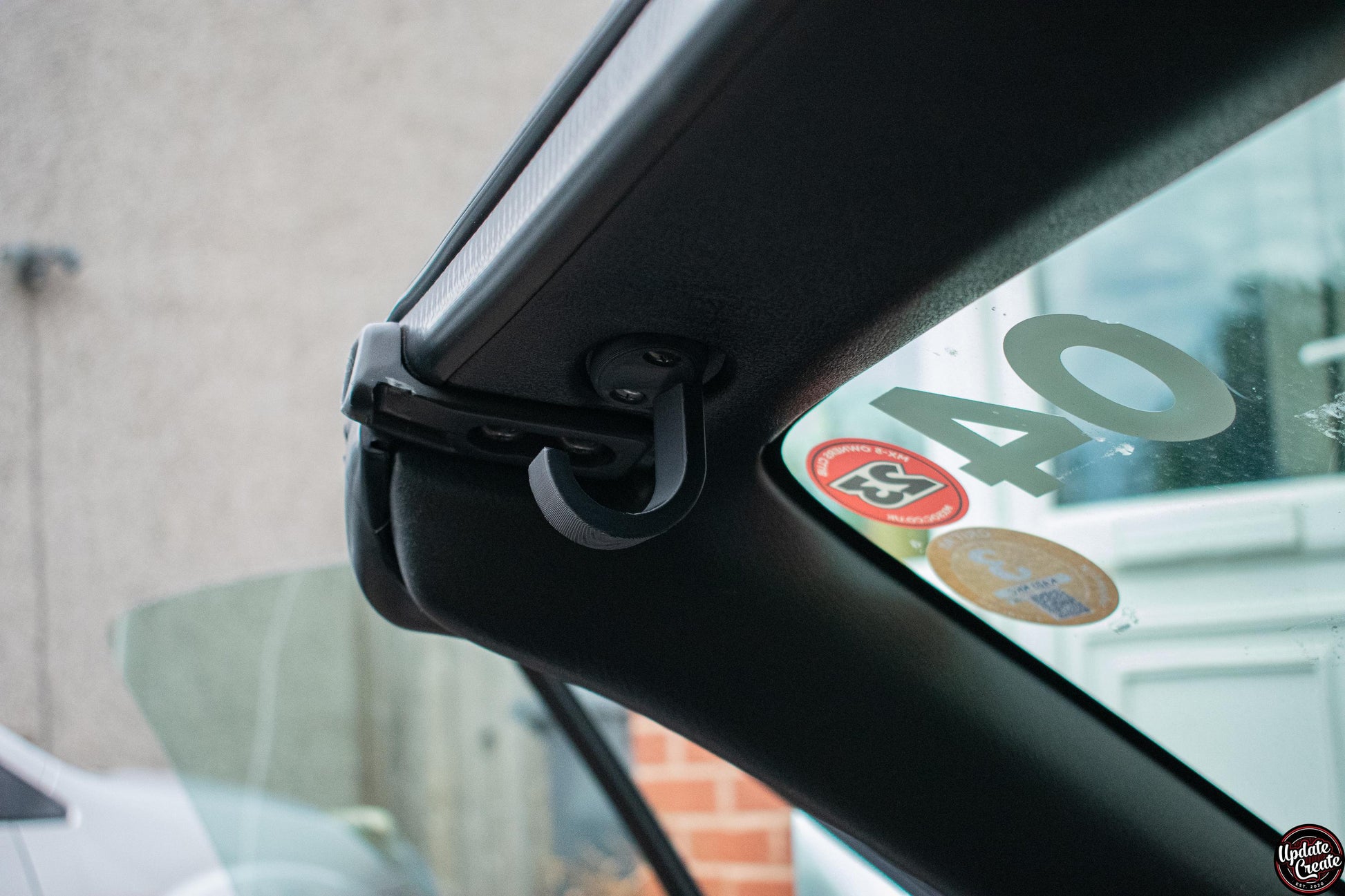 Mazda Mx5 Miata Roadster Sun Visor Steering Wheel Holder Blank Mod