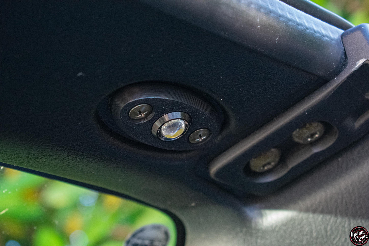 Sun Visor Delete Plates with LED Lights Mazda Mx5 Miata Roadster Eunos