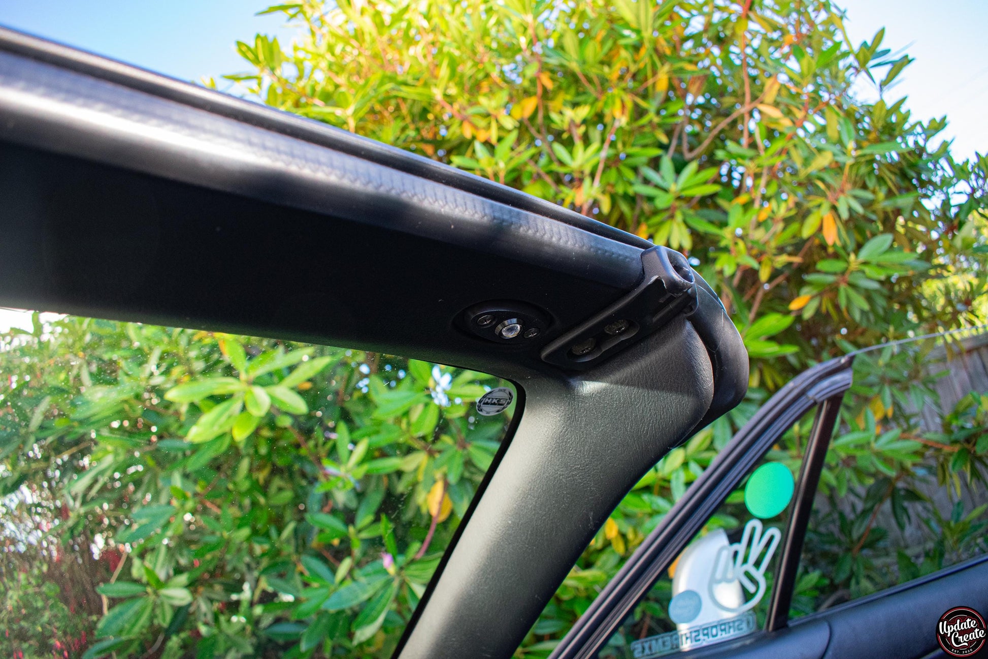 Sun Visor Delete Plates with LED Lights Mazda Mx5 Miata Roadster Eunos
