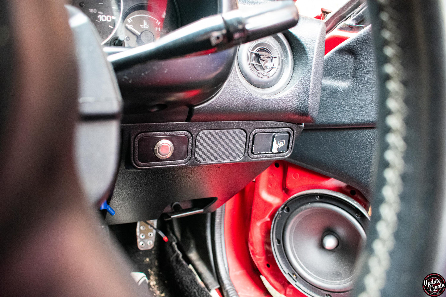 Dashboard Switch Blank Delete Plate NA Miata Mx5 Mk1 Eunos Roadster
