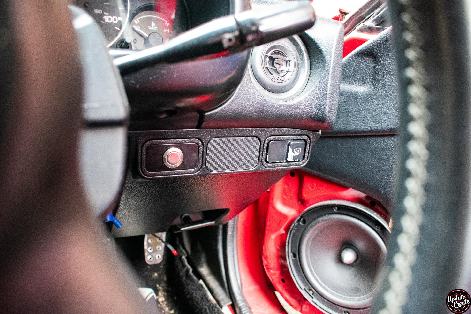 Dashboard Switch Blank Delete Plate NA Miata Mx5 Mk1 Eunos Roadster